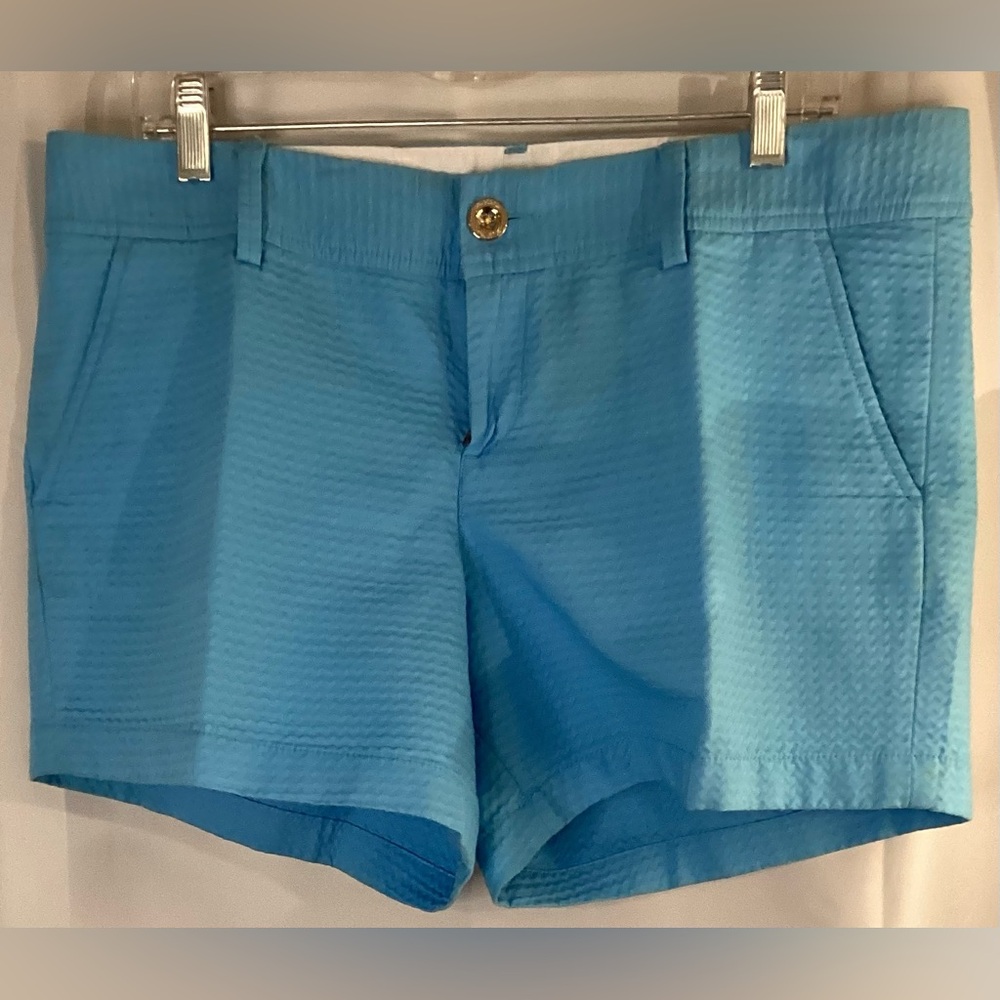 NEW Lilly Pulitzer Sea Blue Callahan shorts, Size 12, NWOT.